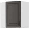 Szafka kuchenna górna narożna STILO 60x60 GN-72 (45°) 1F GRAFIT MAT/BIAŁY