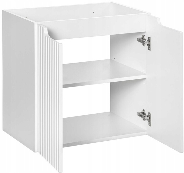 Szafka łazienkowa pod umywalkę 60cm, 2 drzwi, Meble łazienkowe NOVA Biały