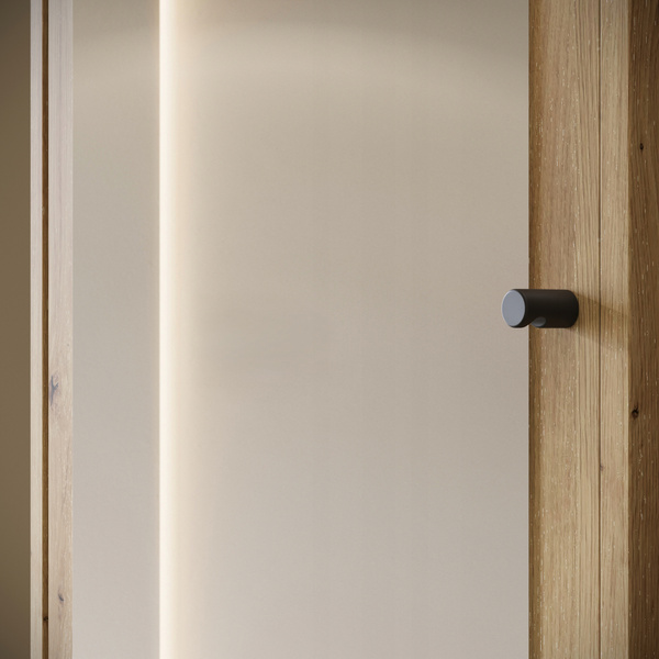 Garderoba DINO, lustro, wieszak DĄB ARTISAN