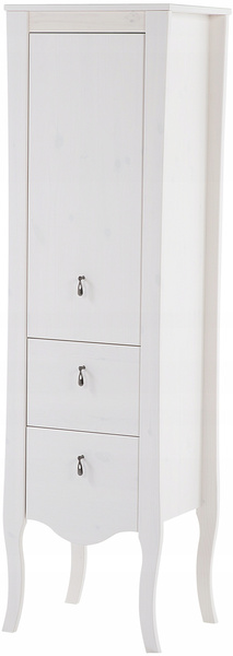 Słupek, szafka wysoka 45cm, Meble łazienkowe ELISABETH 800 Biały