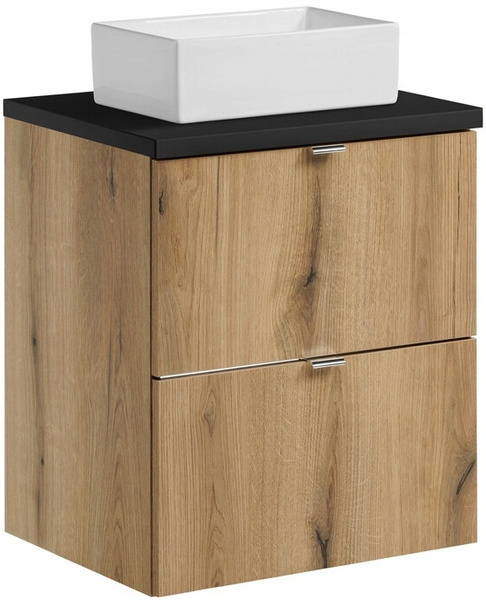 Blat łazienkowy 50cm, Meble łazienkowe CZARNY