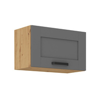 Szafka kuchenna górna LUNA 60 GU-36 1F DUST GREY / DĄB ARTISAN