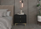 Stolik Nocny 801 TOKYO 1 Czarny Grafit