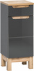 Szafka łazienkowa 810 35cm, Meble łazienkowe BALI Dąb Craft / Szary Połysk