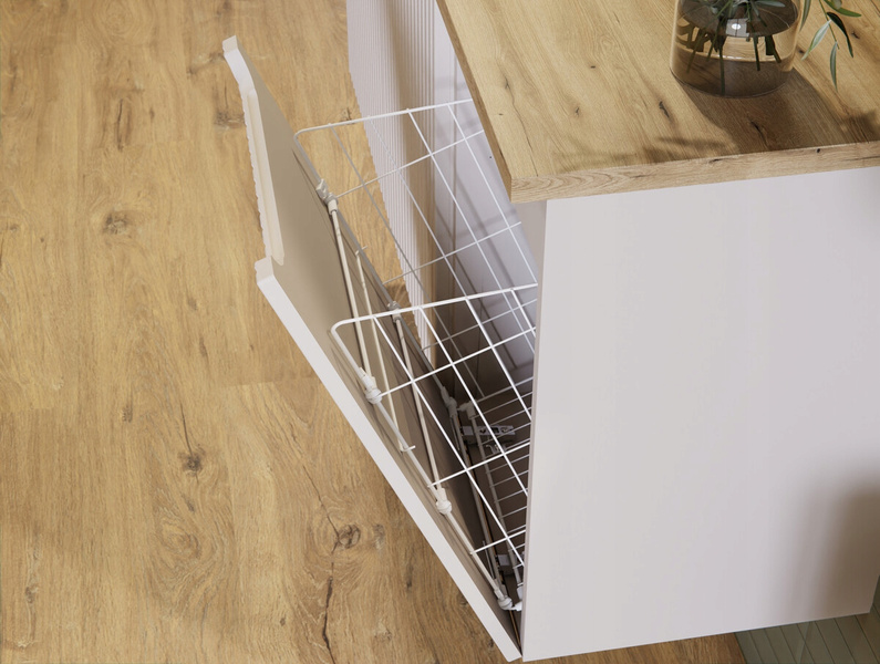 Szafka łazienkowa 40cm z koszem na pranie, Meble łazienkowe NOVA Kaszmir