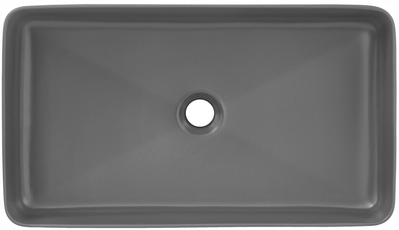 Umywalka nablatowa SLIM 60 Szary Mat