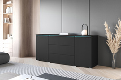 Komoda VERA 150 Czarny Grafit