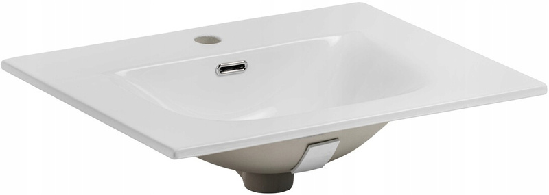 Zestaw meblowy 60cm z umywalką, Meble łazienkowe LUXOR Dąb Olejowany / Beż
