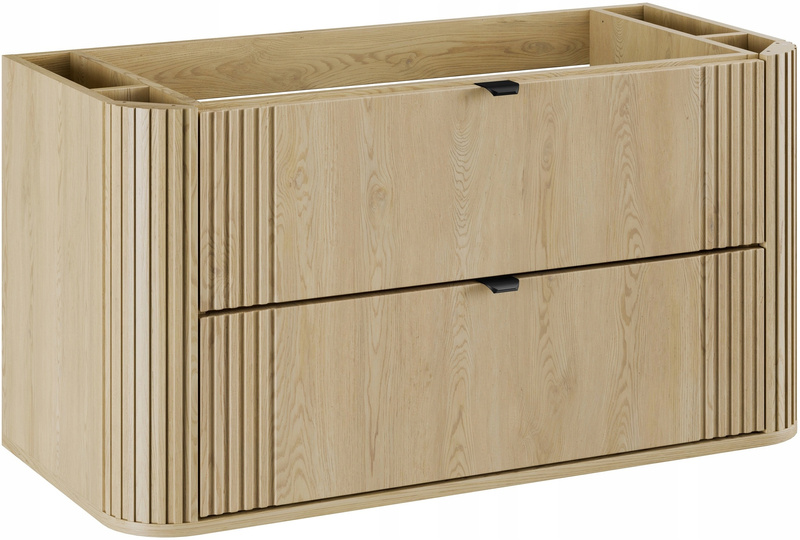 Szafka łazienkowa 100cm, szuflady, Meble łazienkowe OVALIA Dąb Cremona