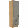 Szafka kuchenna STILO 60 DKS-210 3S 1F CLAYGREY/DĄB ARTISAN