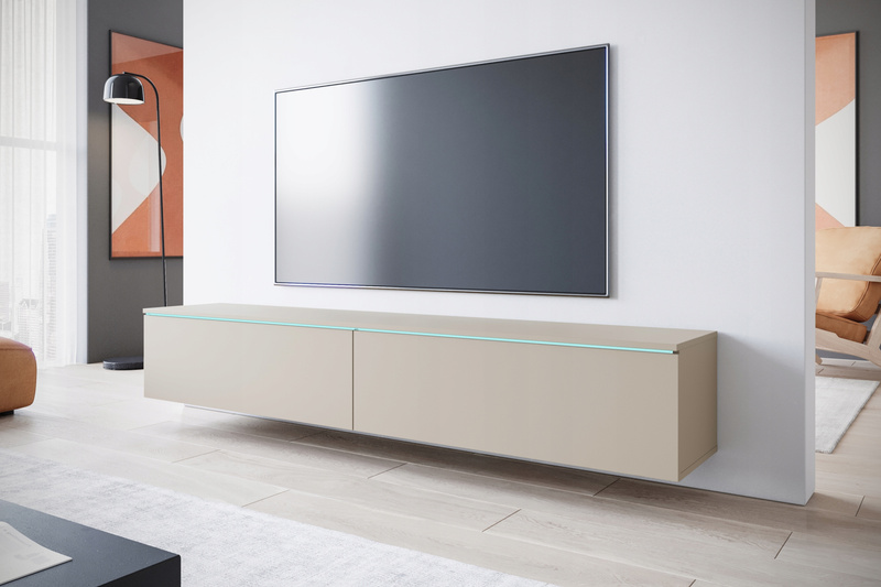 Szafka RTV Lowboard D 180cm SZARY PALLAD