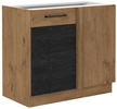 Szafka kuchenna dolna narożna VIGO 105 ND 1F BB DARK WOOD / DĄB LANCELOT