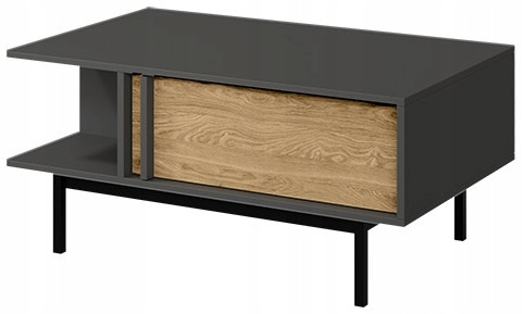 Stolik kawowy, Ława ALSY 12, Meble Pokojowe ALSY Antracyt / Beż Jasny