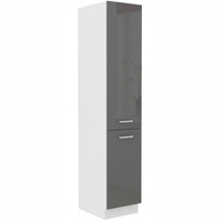 Szafka kuchenna SONIA 60 DK-202 2F SZARY POŁYSK/BIAŁY