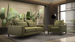 Sofa do salonu CARA(CORBLACK) 221 cm, Kanapa do salonu