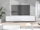Szafka RTV Lowboard D 180cm BIAŁY / FALA MDF