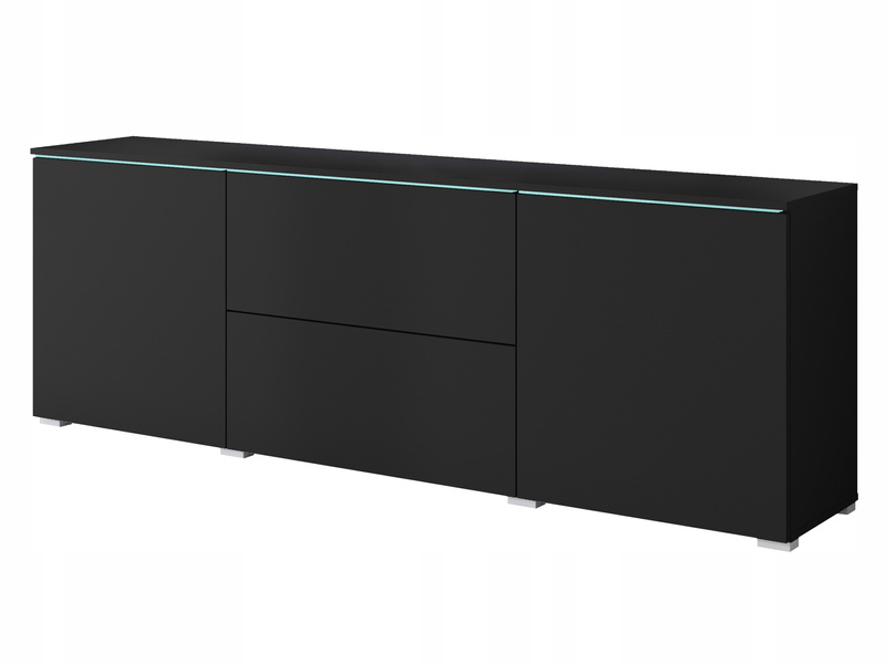 Szafka RTV VERA 181 Czarny Grafit
