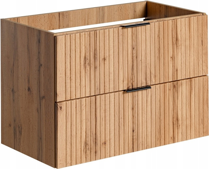 Szafka pod umywalkę 80cm, Meble łazienkowe ADEL CZARNY