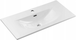 Umywalka meblowa jednokomorowa SKY 80cm Biały Połysk
