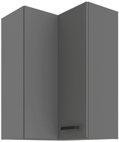 Szafka kuchenna górna narożna NESSA 60x60 GN-90 2F (90°) ANTRACYT