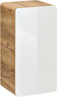 Szafka łazienkowa 35cm 810, Meble łazienkowe ARUBA Dąb Craft / Biały Połysk