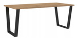 Stół loftowy do jadalni CEZAR 185x90 DĄB LANCELOT