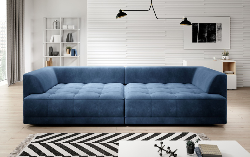 Sofa z funkcją spania TIGA BIGSOFA 302 cm, Elektryczny wysuw siedziska