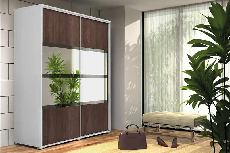 Szafa przesuwna A9 100 / 245 / 62 lustro, różne kolory i rozmiary