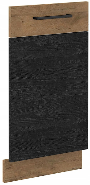 Front do zmywarki VIGO ZM 713 x 446 DARK WOOD / DĄB LANCELOT