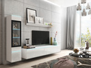 Witryna VERA HIGHBOARD 120 Biały / Biały Połysk