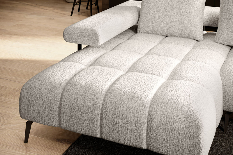 Narożnik MAGNETIC S 266 cm, Elektryczny wysuw siedziska