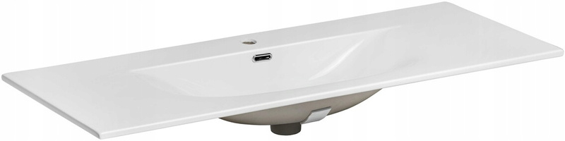 Zestaw meblowy 120cm z umywalką, Meble łazienkowe OCEAN Beż / Dąb Olejowany