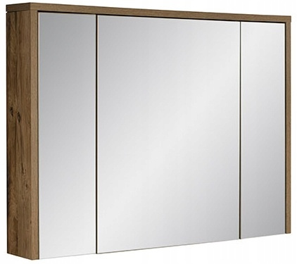 Szafka z lustrem 100cm, Meble łazienkowe HAMPTON Dąb Huton