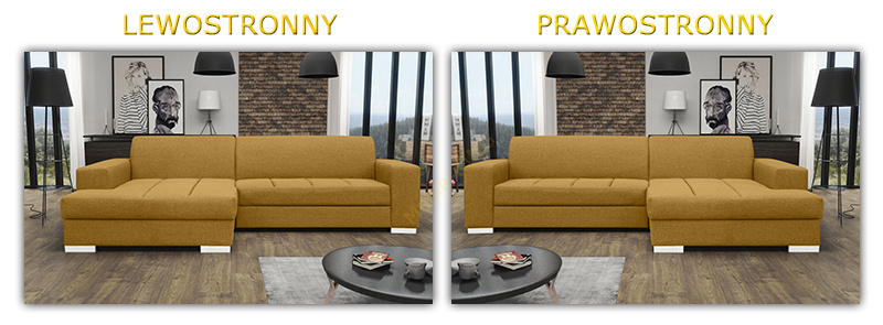 Narożnik z funkcją spania MISTRAL 260 cm, Rozkładany, Pojemnik