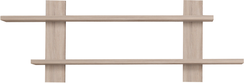 Półka wisząca CEZAR 24, Półka 120cm, Dąb Sonoma