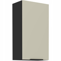 Szafka kuchenna górna ARONA 50 G-90 1F CASHMERE / CZARNY MAT