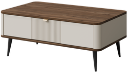 Stolik kawowy, ława MARLY 16, Meble Pokojowe MARLY, KASZMIR / ORZECH