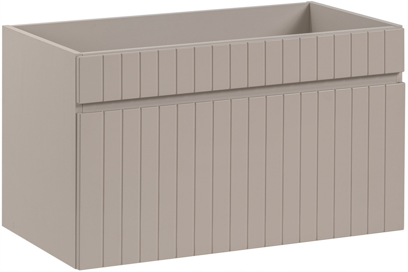 Szafka pod umywalkę 80cm, 1 szuflada, Meble łazienkowe ICONIC Róż