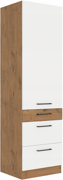 Szafka kuchenna VIGO 60 DKS-210 3S 1F DARK WOOD / DĄB LANCELOT