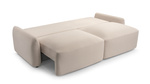 Kanapa Rozkładana, Sofa z funkcją spania SEVILLA 232 cm, Pokrowiec