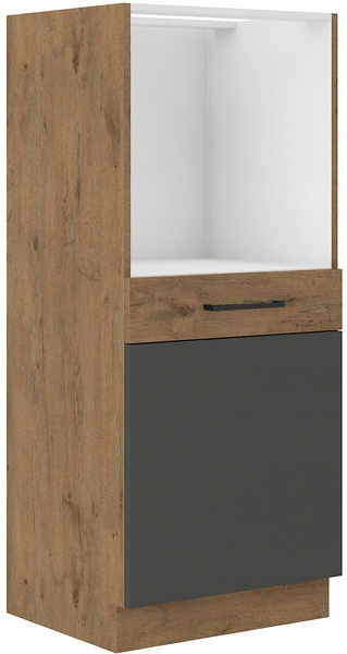 Szafka kuchenna VIGO 60 DP-145 1F BB DARK WOOD / DĄB LANCELOT