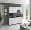 Front do zmywarki 45 cm z panelem sterującym z przodu ZM 570x446 BIAŁY POŁYSK, SZARY PLATYNOWY, Meble Kuchenne BIANCA