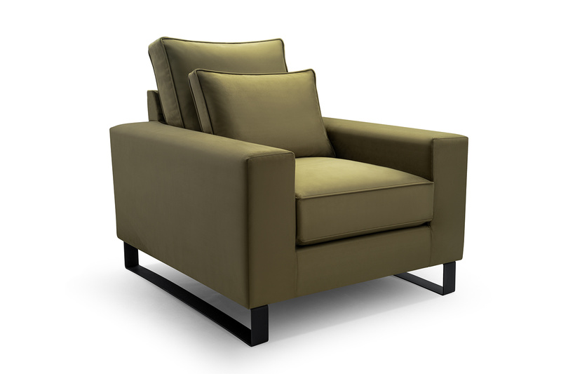 Sofa do salonu CARA(CORBLACK) 221 cm, Kanapa do salonu