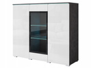 Witryna VERA HIGHBOARD 120 Matera / Biały Połysk