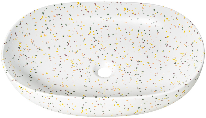 Zestaw meblowy 80cm z blatem i umywalką, Meble łazienkowe ICONIC Róż