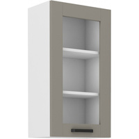 Szafka kuchenna górna LUNA 40 GS-90 1F CLAY GREY / BIAŁY MAT