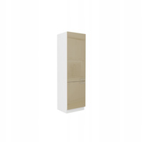 Szafka kuchenna LARA 60 DK-210 2F BIAŁY/CAPPUCCINO POŁYSK