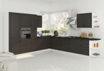 Szafka kuchenna STILO 40 DK-210 2F GRAFIT MAT/BIAŁY MAT