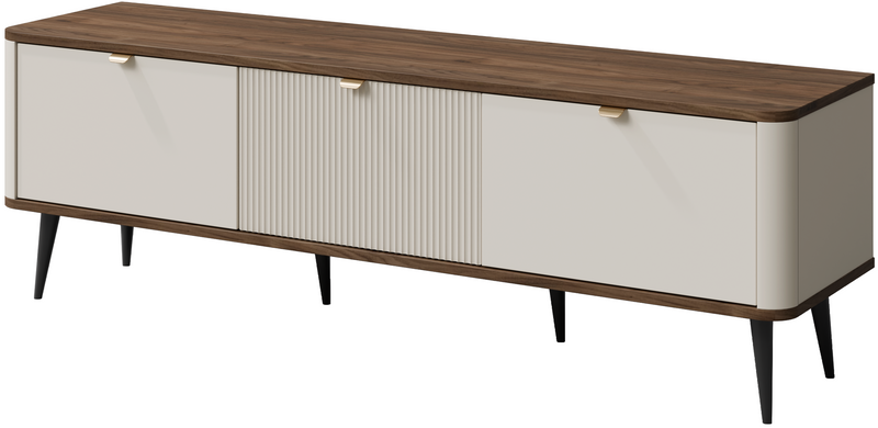 Szafka RTV MARLY 13 160cm, Meble Pokojowe MARLY, KASZMIR / ORZECH