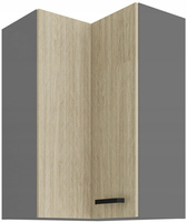 Szafka kuchenna górna narożna SCANDI 60x60 GN-90 (90°) 2F JODEŁKA/ANTRACYT